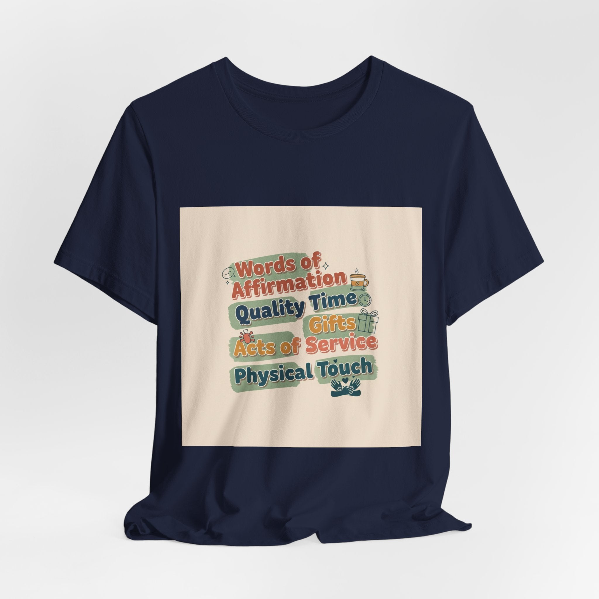 Love Languages Meme T-Shirt | acts of snacks, quiet love, relationship humor