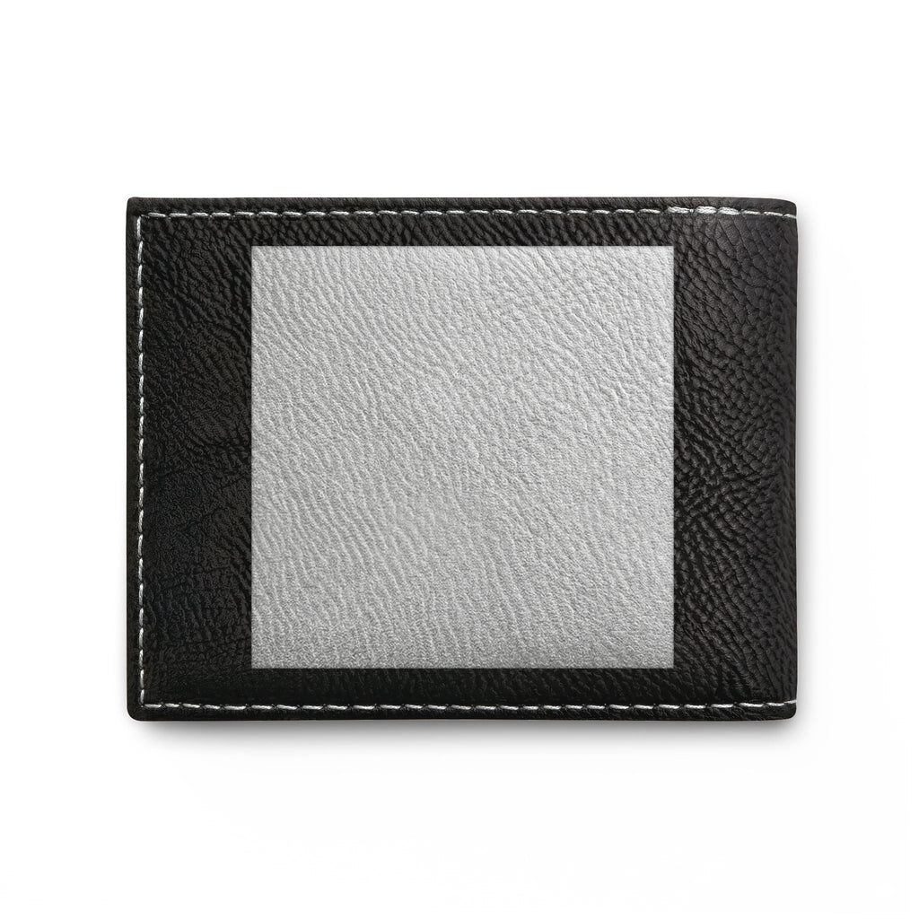 Bi-Fold Wallet — Slim Leather ID Wallet with Flip Window