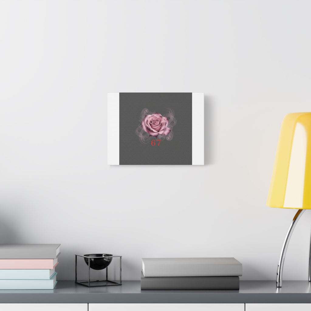 6 7 Valentine's Canvas | Viral Gothic Rose Wall Art | 6 7 Meaning Dark Romance