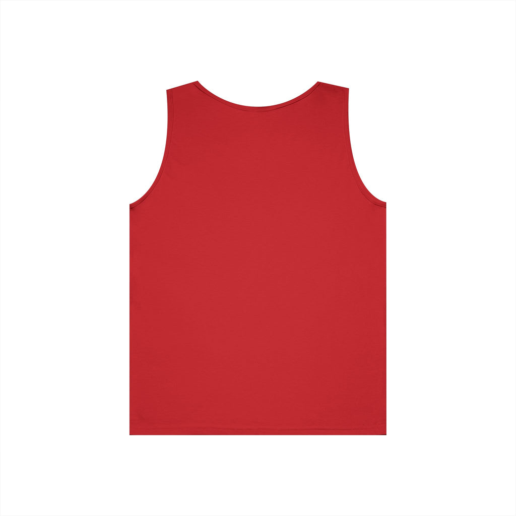 Puppy Love Tank Top — Neon Dog Graphic Summer Tee