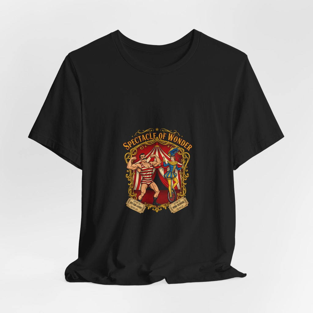 "Spectacle of Wonder" Vintage Circus T-Shirt | Retro Carnival Graphic Tee