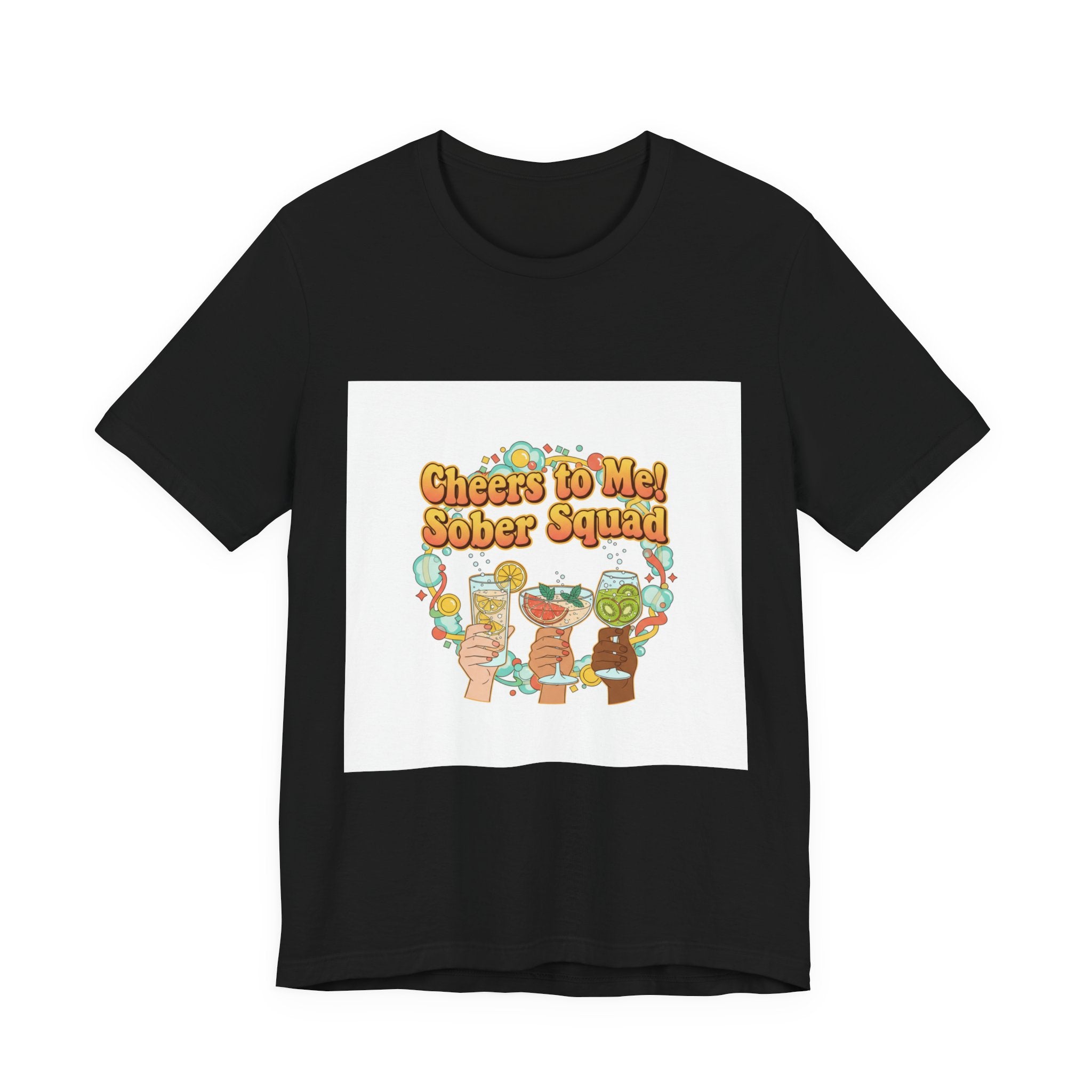 Cheers to Me Sober Squad Tee | Dry January Shirt, Sober Curious Mocktail