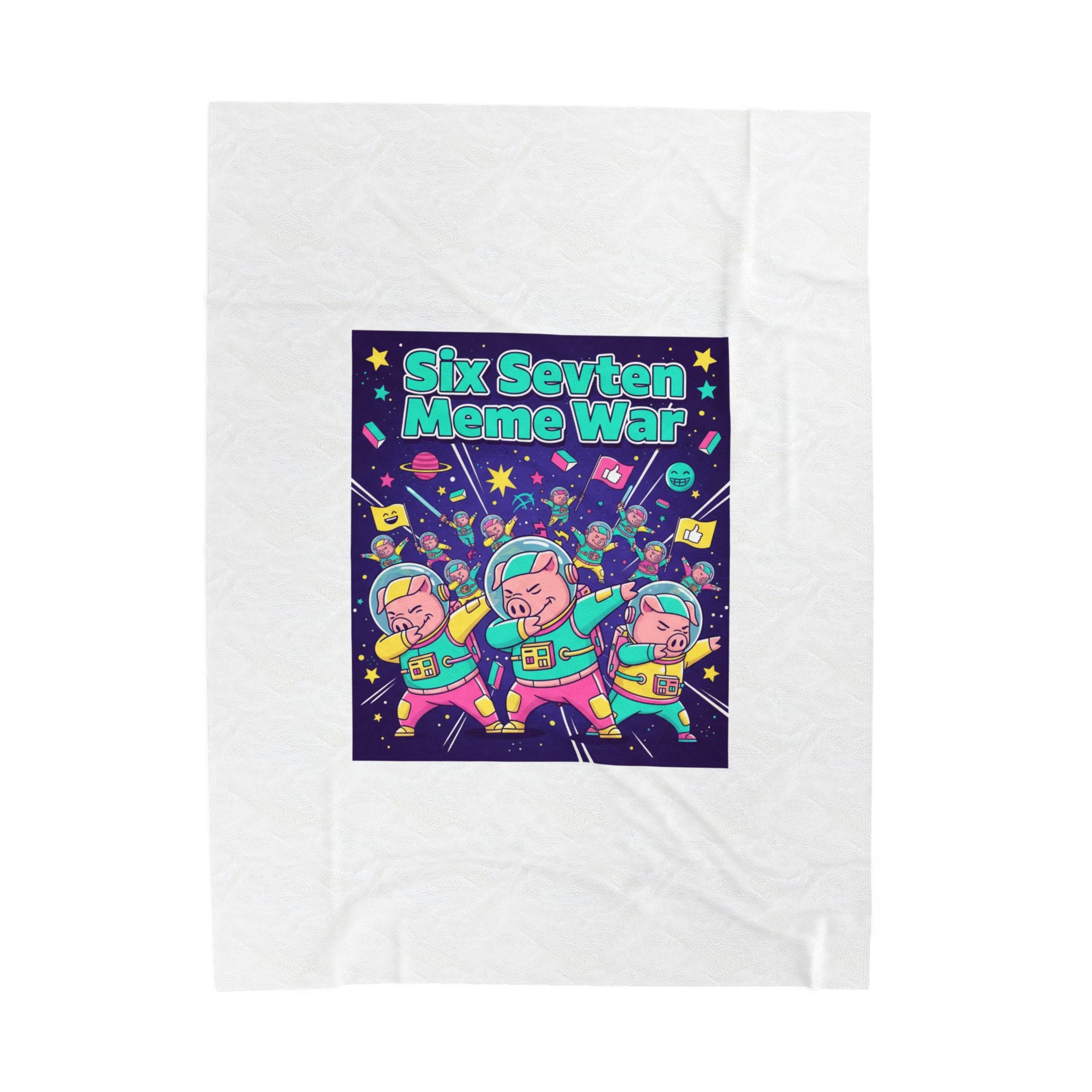 Six Sevven Meme War Blanket – Nissspelled on Purpose 😏