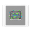 2026 Loading 99% Canvas | NYE countdown, retro system interface