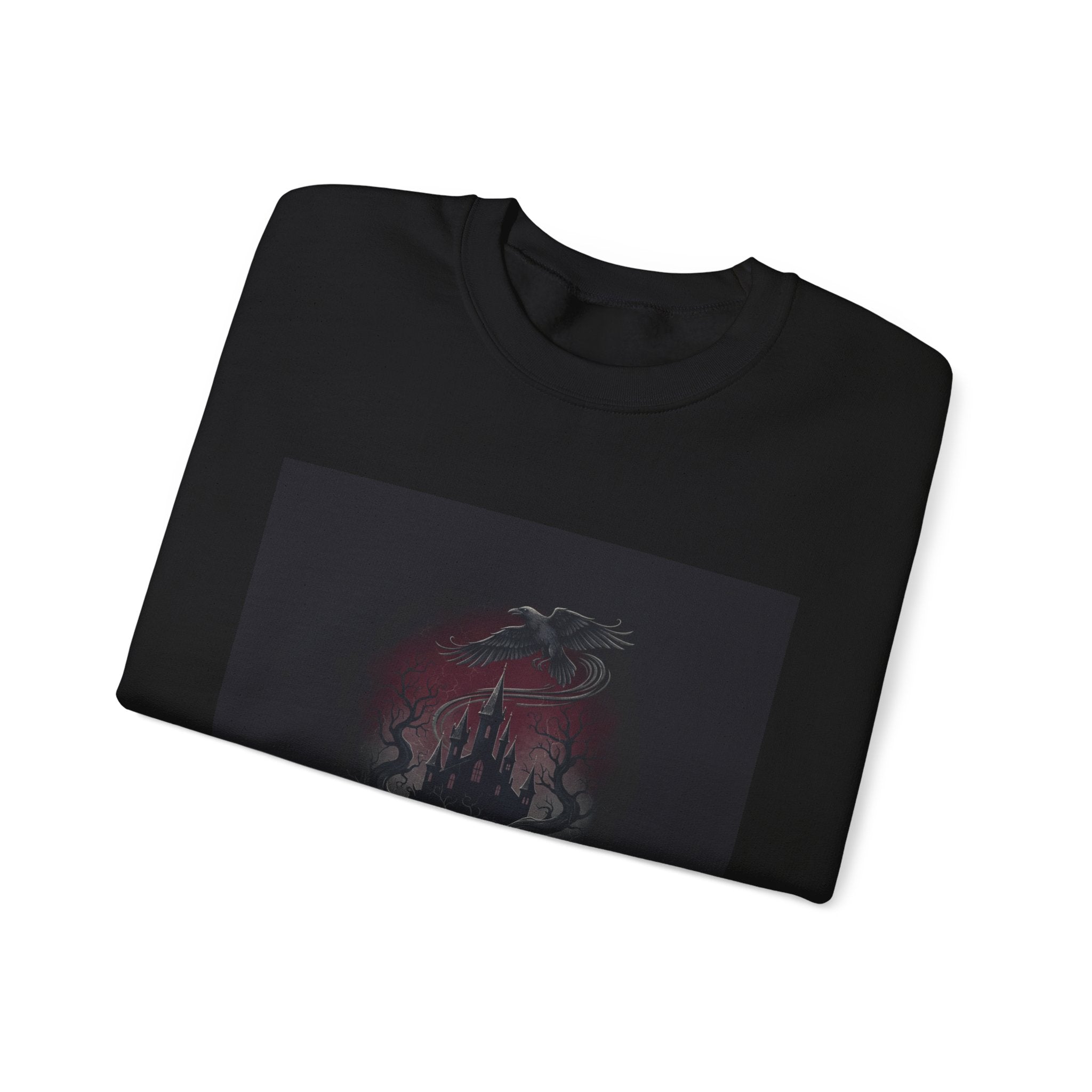 "Whispered Secrets of the Shadows" Gothic Crewneck | Dark Fantasy Sweatshirt