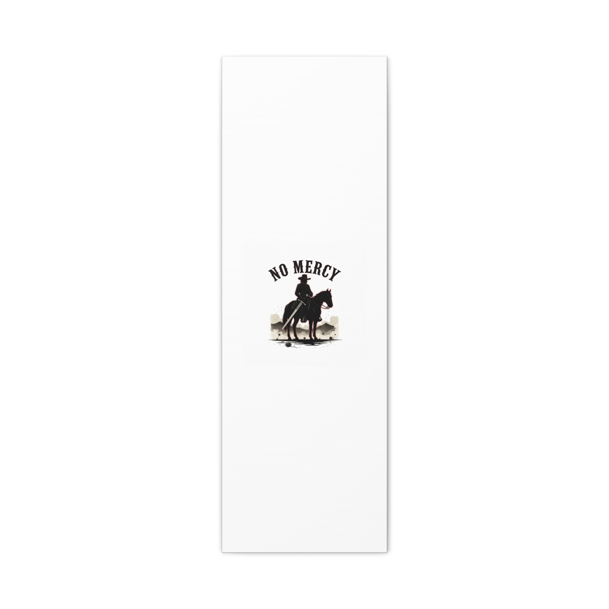 No Mercy Cowboy Skull Canvas | western skull art, gothic Americana
