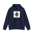 Dark Geometric Crest Hoodie | Gothic Occult Art Sweatshirt