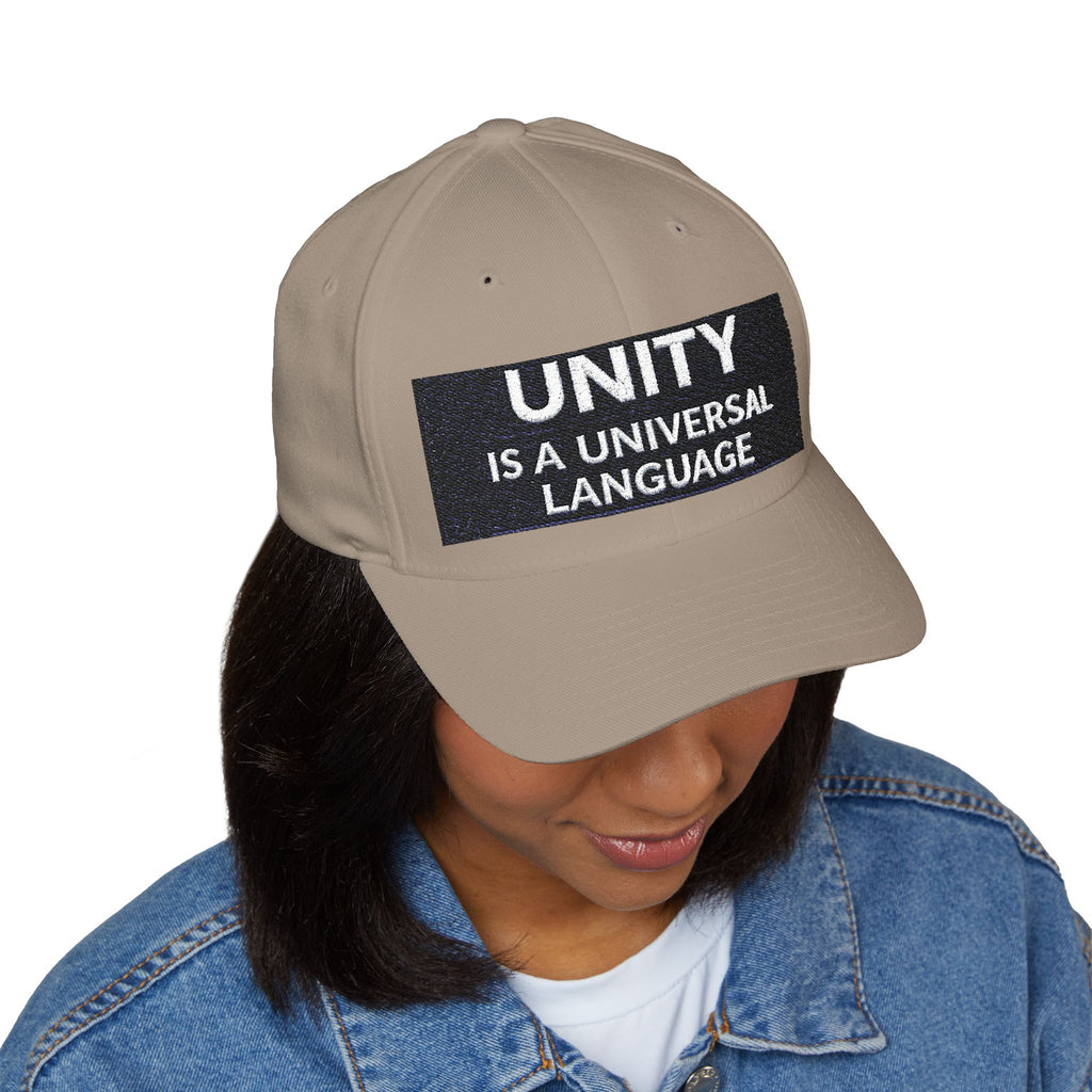 Unity Embroidered Cap — "Unity Is A Universal Language" Structured Hat