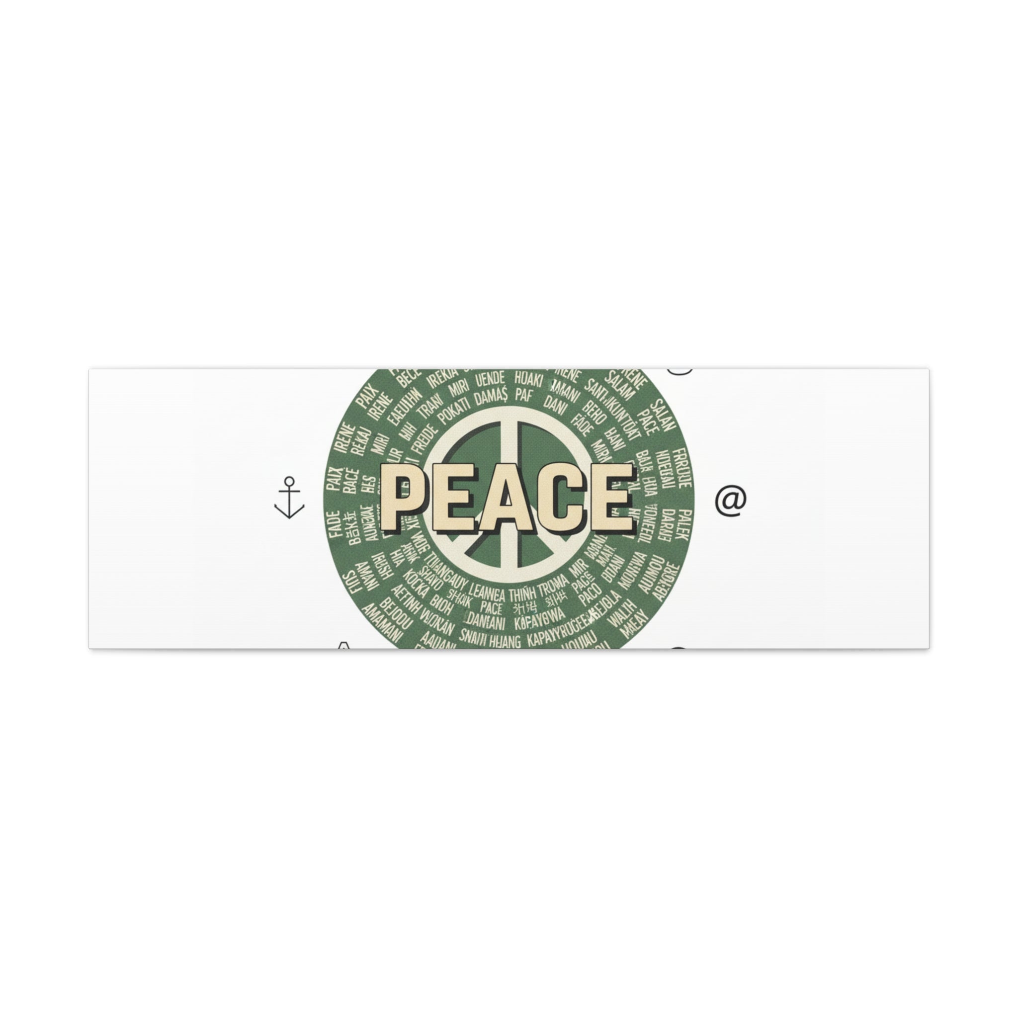 Peace doodle canvas | hand drawn sketch aesthetic, handwritten message