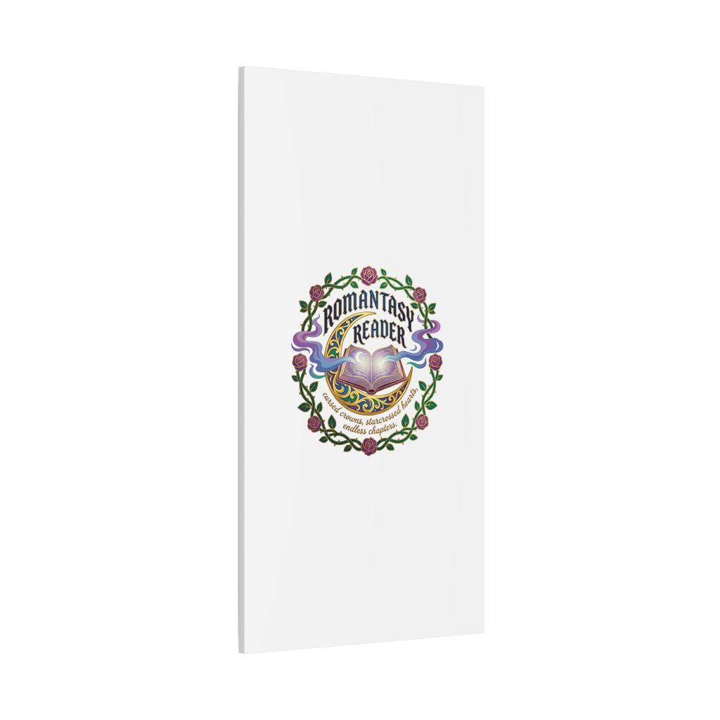 Romantasy Reader Canvas Print | enchanted bookish celestial gothic