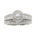 Natural Cubic Zirconia CZ SS Bridal Sterling Silver