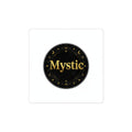 Mystic Circle Sticker | Tarot & Occult Typography, Witchy Metallic