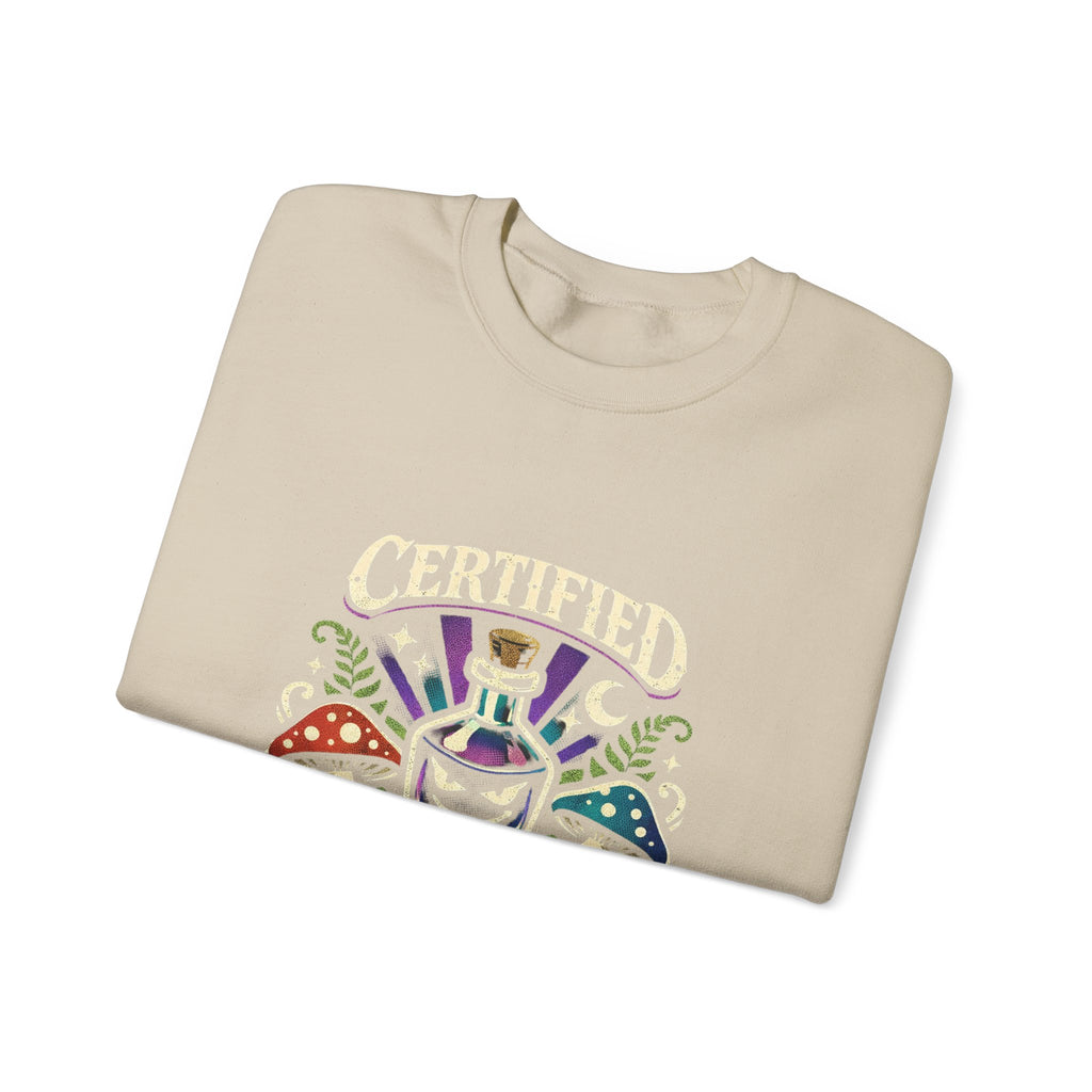 Mushroom Celestial Eye Crewneck | Cottagecore Goblincore Sweatshirt