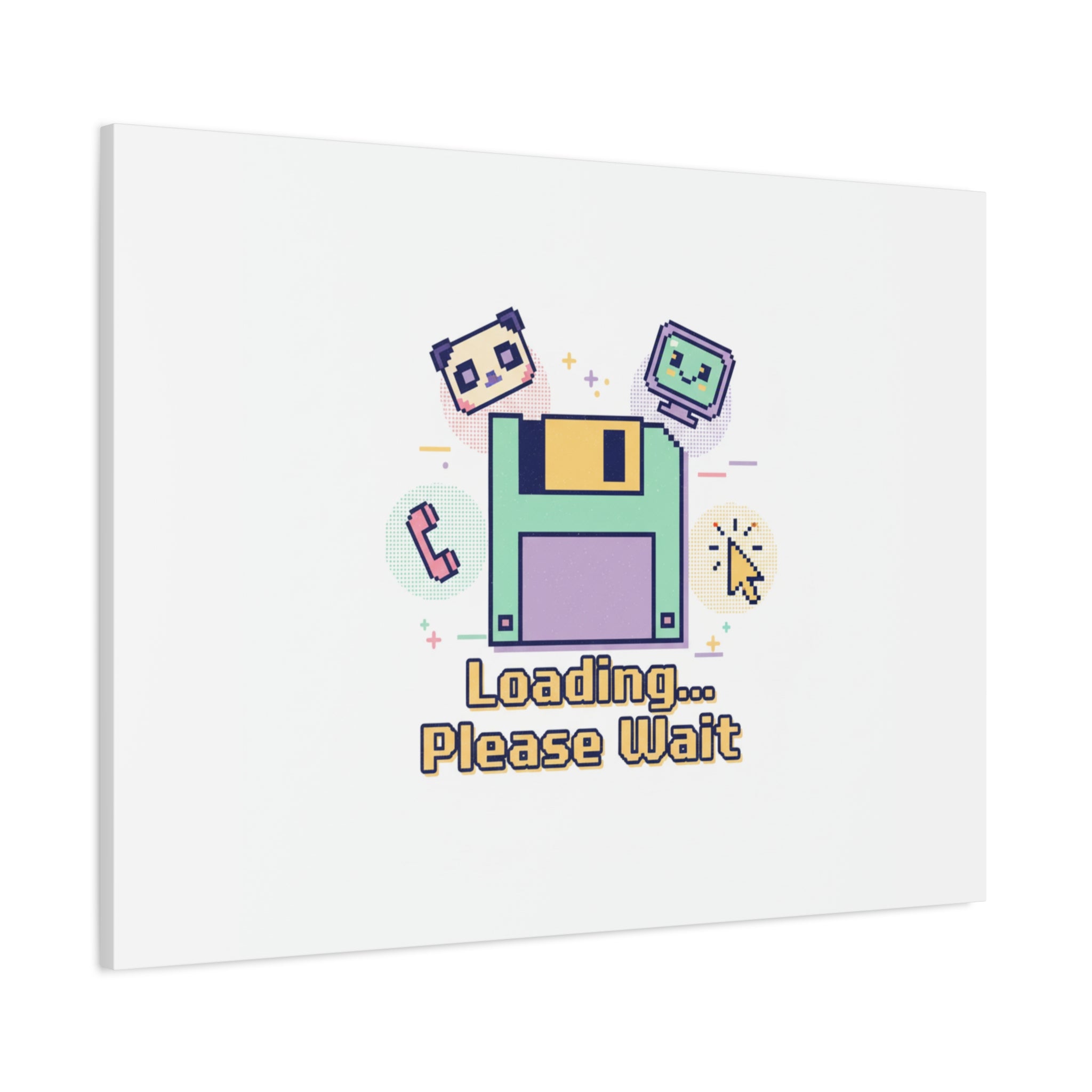 Loading Please Wait Canvas | Old Internet Aesthetic, 90s Web Nostalgia