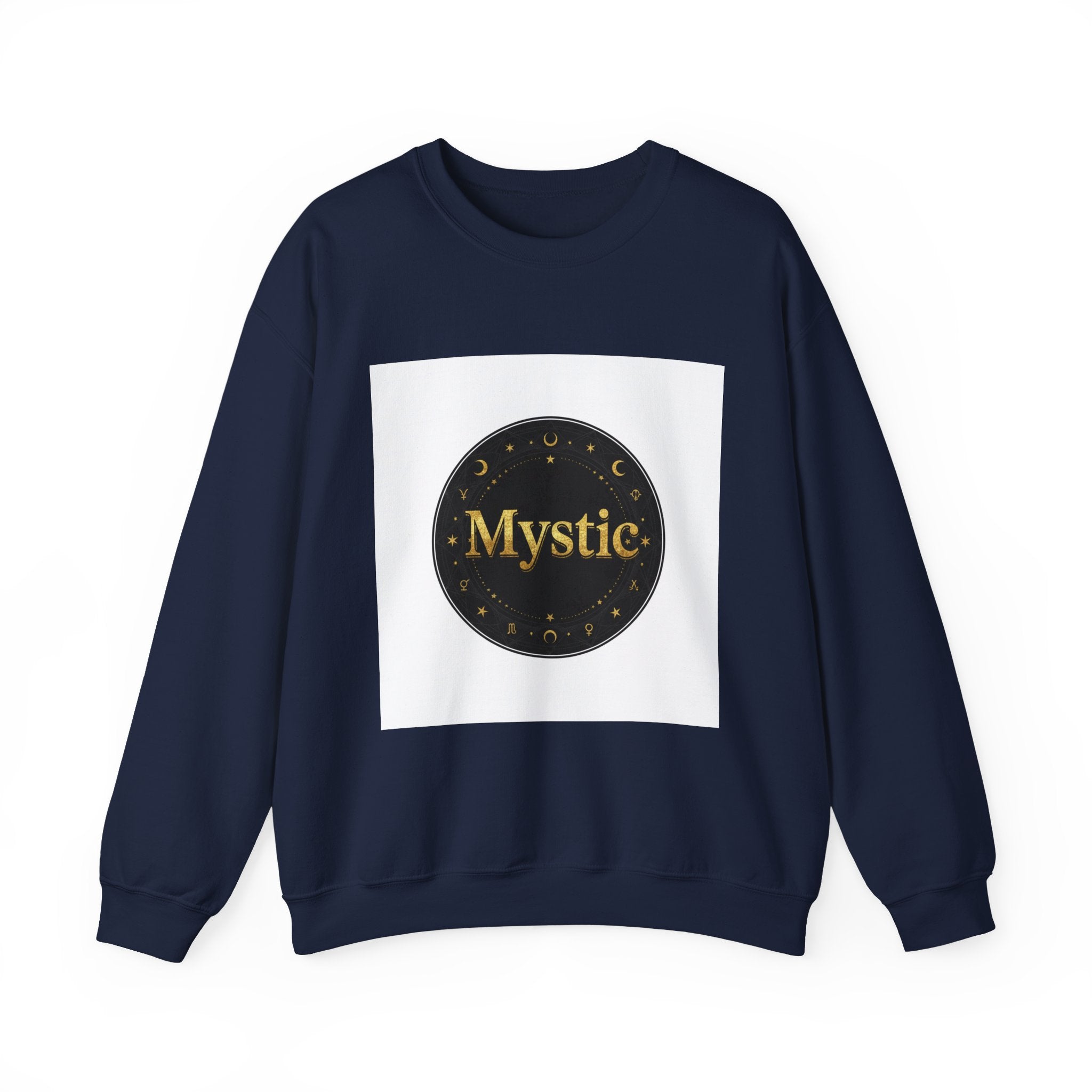 Mystic circle occult typography Sweatshirt | tarot typography, esoteric print