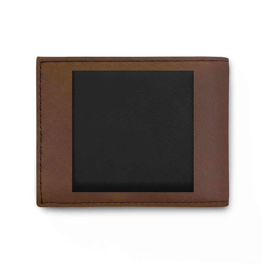 Bi-Fold Wallet — Slim Leather ID Wallet with Flip Window
