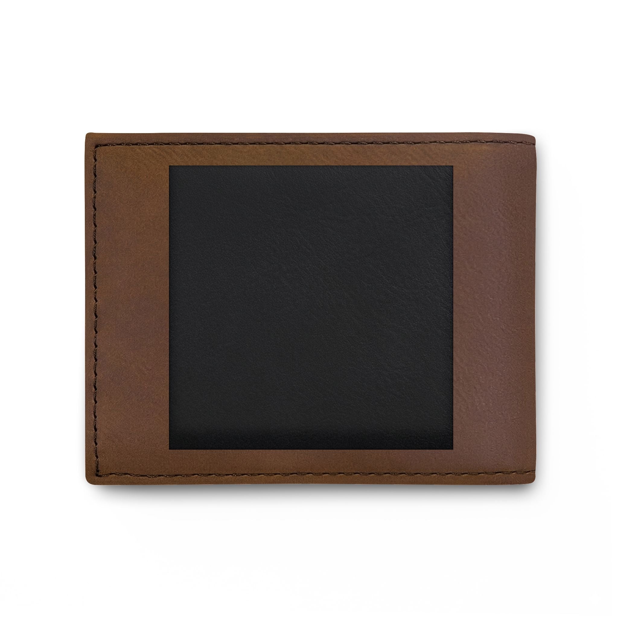 Bi-Fold Wallet — Slim Leather ID Wallet with Flip Window