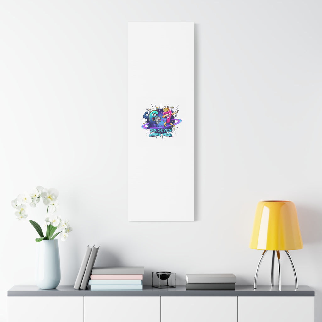 Six Seven Meme War Canvas | Legendary Internet Battle Art, Viral Culture Wall Decor