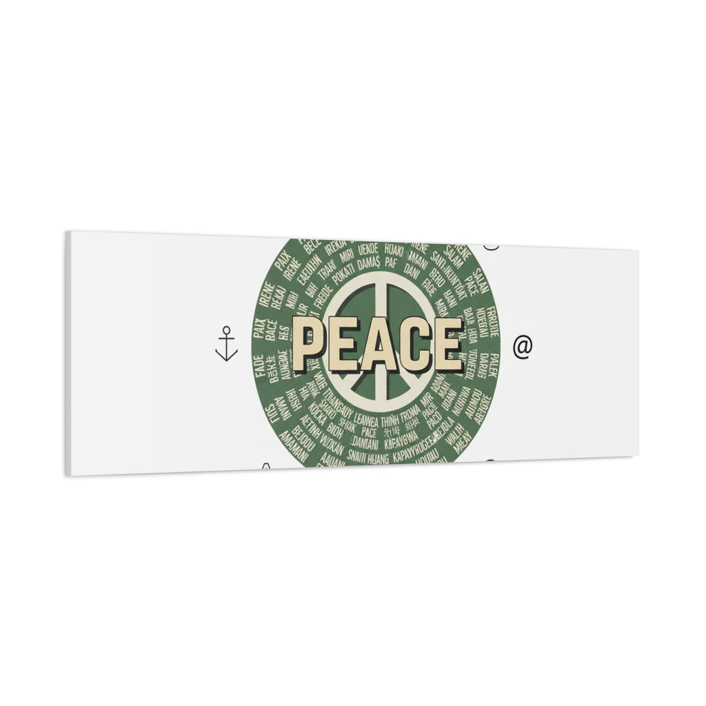 Peace doodle canvas | hand drawn sketch aesthetic, handwritten message