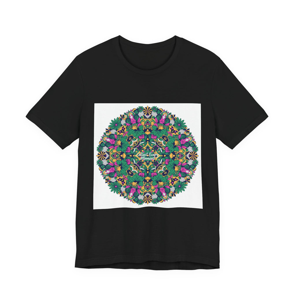 Psychedelic Botanical Mandala Tee | Festival Graphic T-Shirt