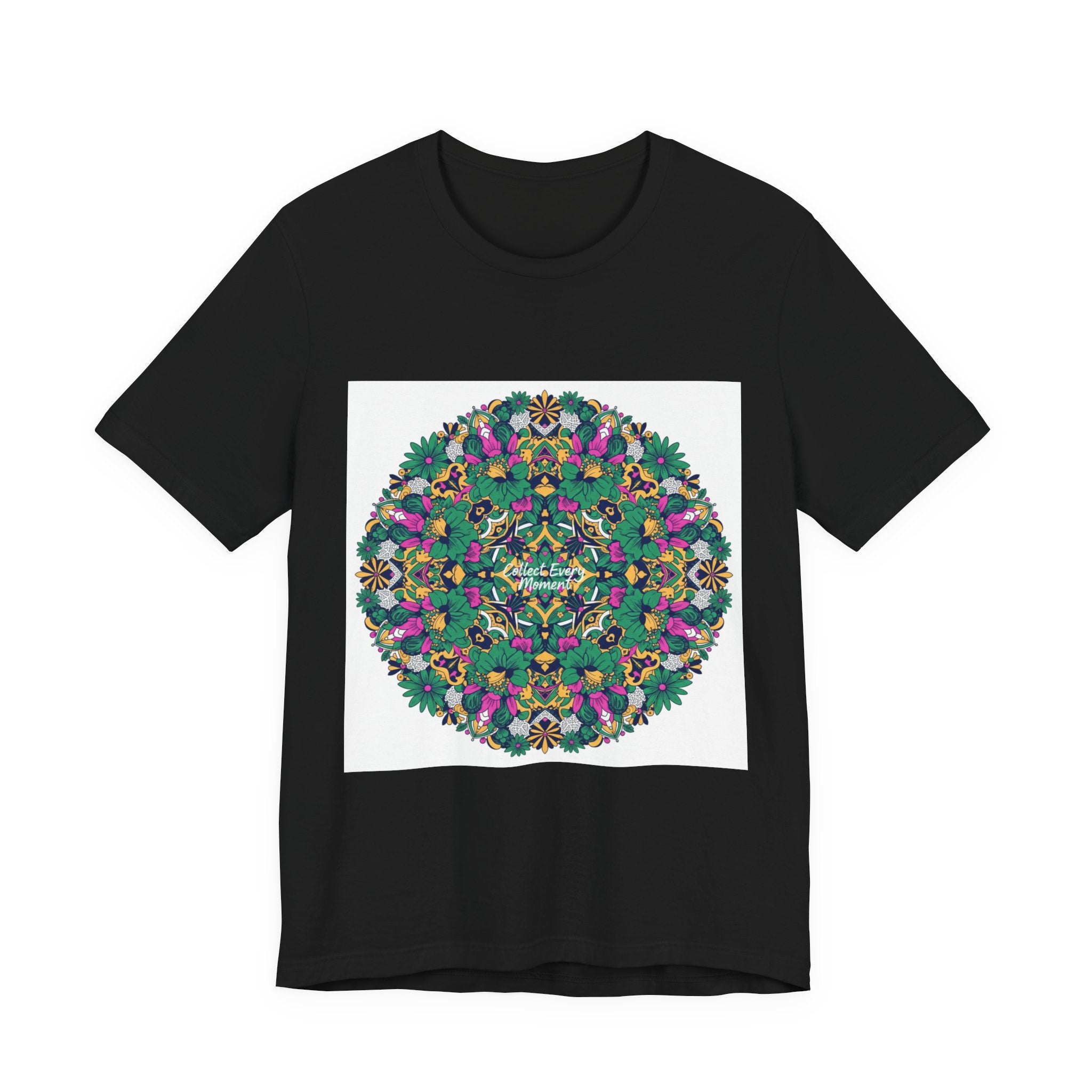 Psychedelic Botanical Mandala Tee | Festival Graphic T-Shirt