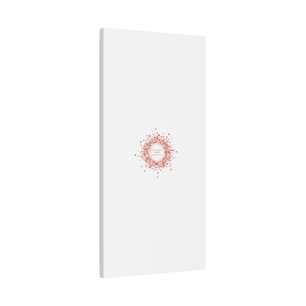 Tiny Heart Confetti Canvas | Matte Stretched Wall Art
