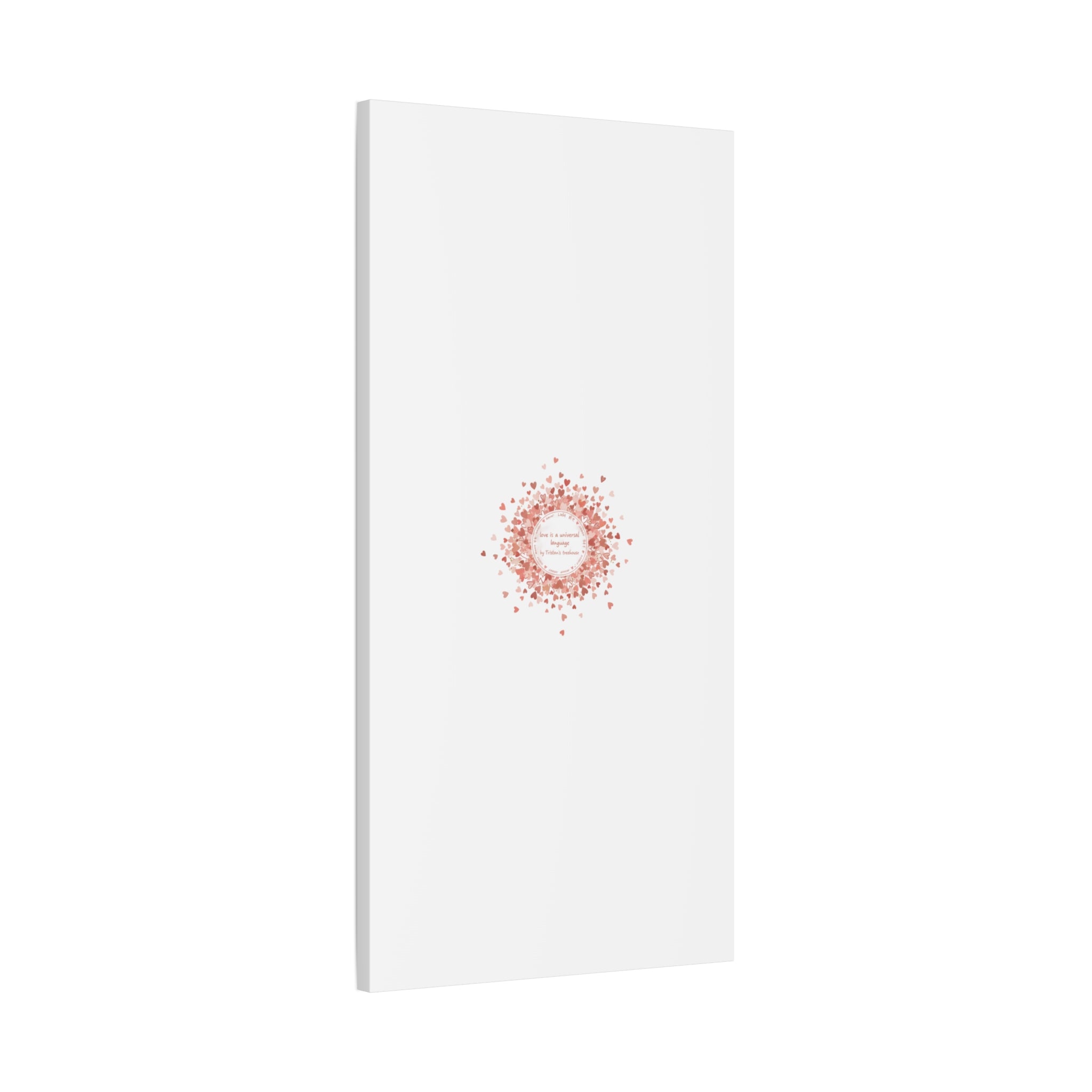 Tiny Heart Confetti Canvas | Matte Stretched Wall Art