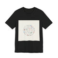 Botanical Doodle Circle Tee | hand drawn line drawing, sketch pattern