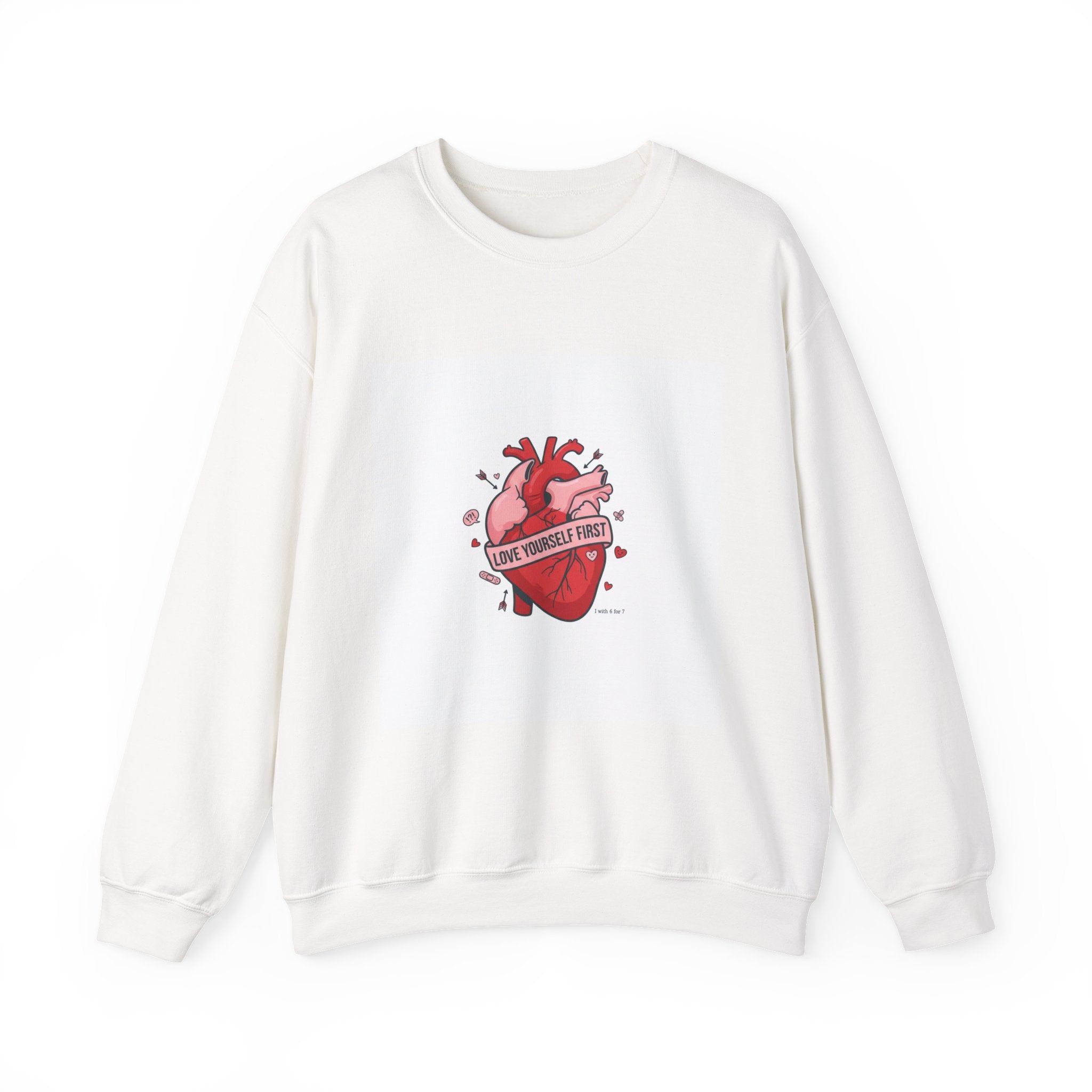 Anatomic Heart Patch Crewneck Sweatshirt | anti love graphic, punk Valentine