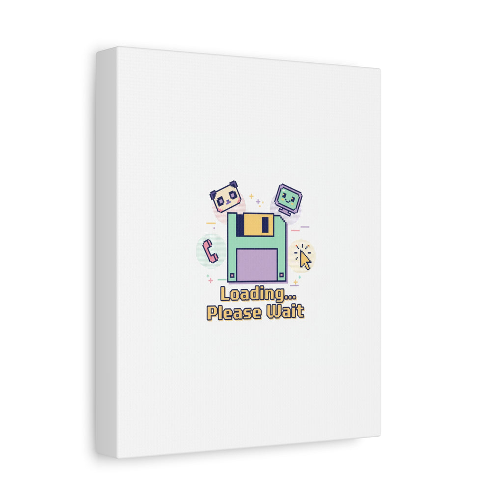 Loading Please Wait Canvas | Old Internet Aesthetic, 90s Web Nostalgia