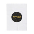 Mystic Circle, Velveteen Plush Blanket | Tarot & Occult Typography