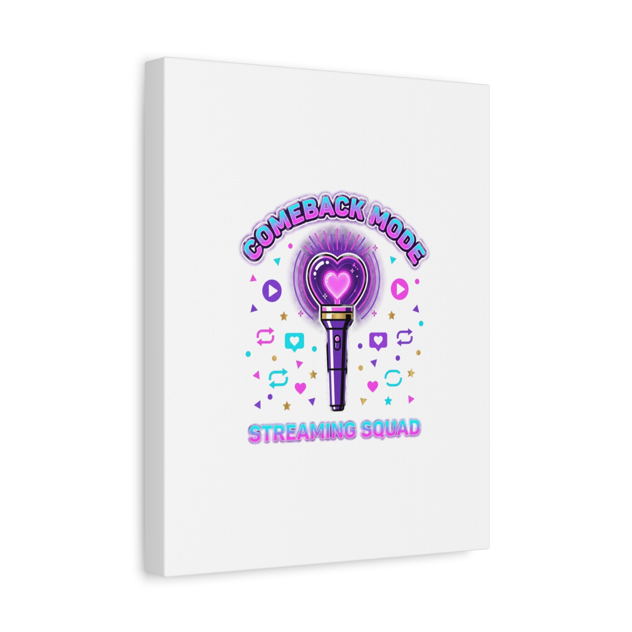 Comeback Mode Lightstick Canvas | K-pop Comeback, Streaming Squad