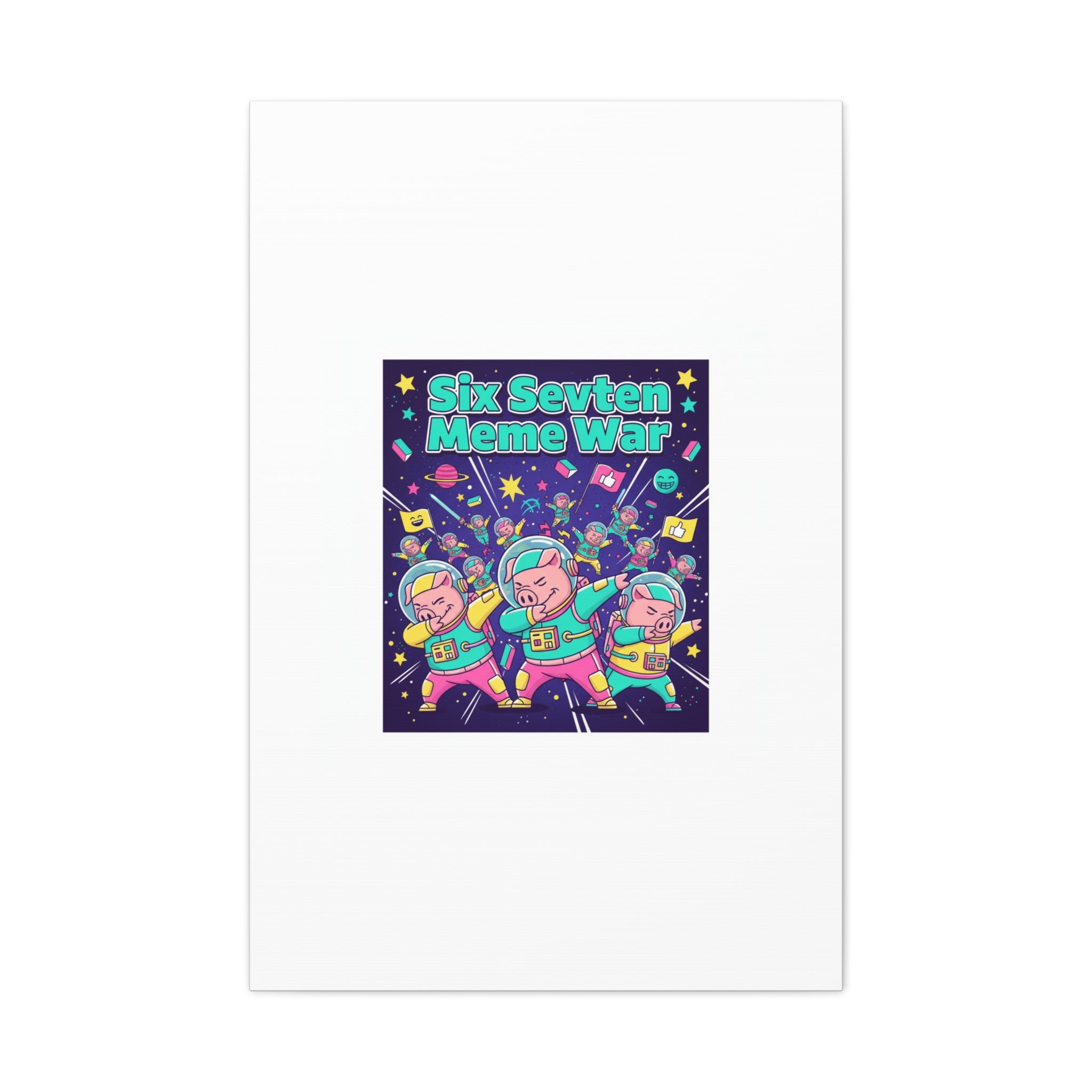 Six Sevven Meme War™ Canvas Tote | Nissspelled Edition