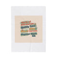 Love Languages Meme Plush Blanket | acts of snacks, quiet love