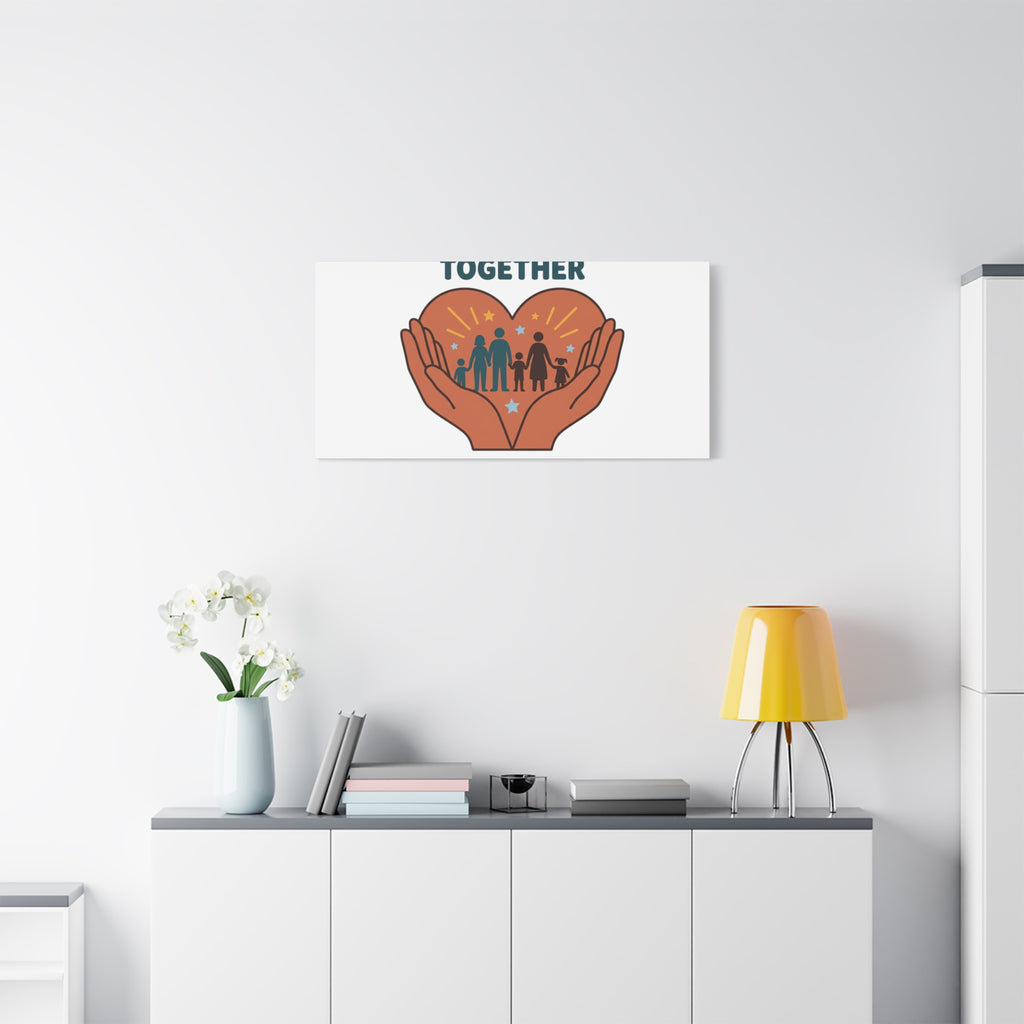 Families Belong Together Canvas | Family Unity, Bilingual Solidarity