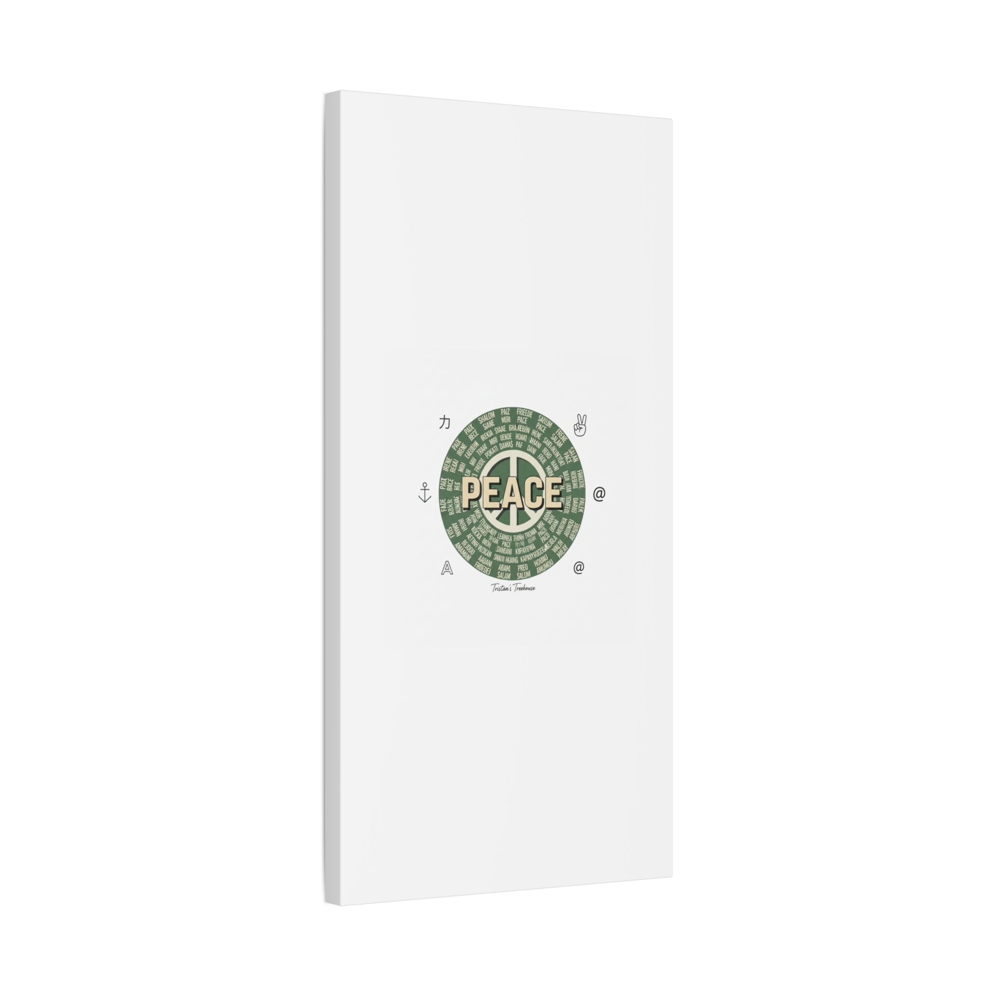 Peace doodle canvas | hand drawn sketch aesthetic, handwritten message