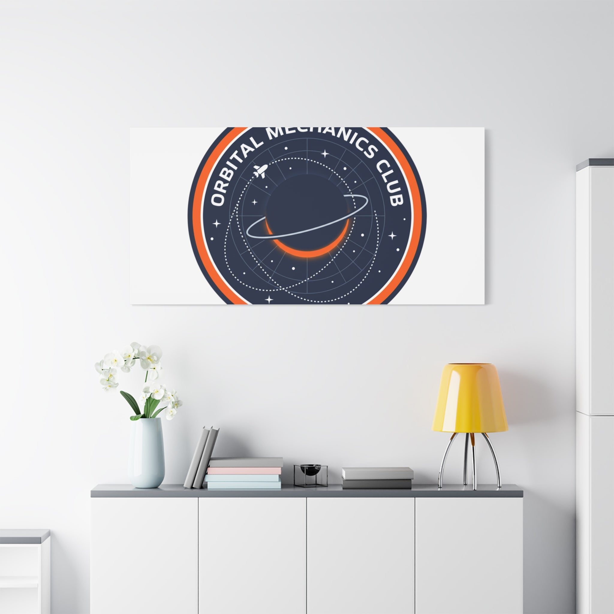 Orbital Mechanics Club Canvas | mission patch, space science