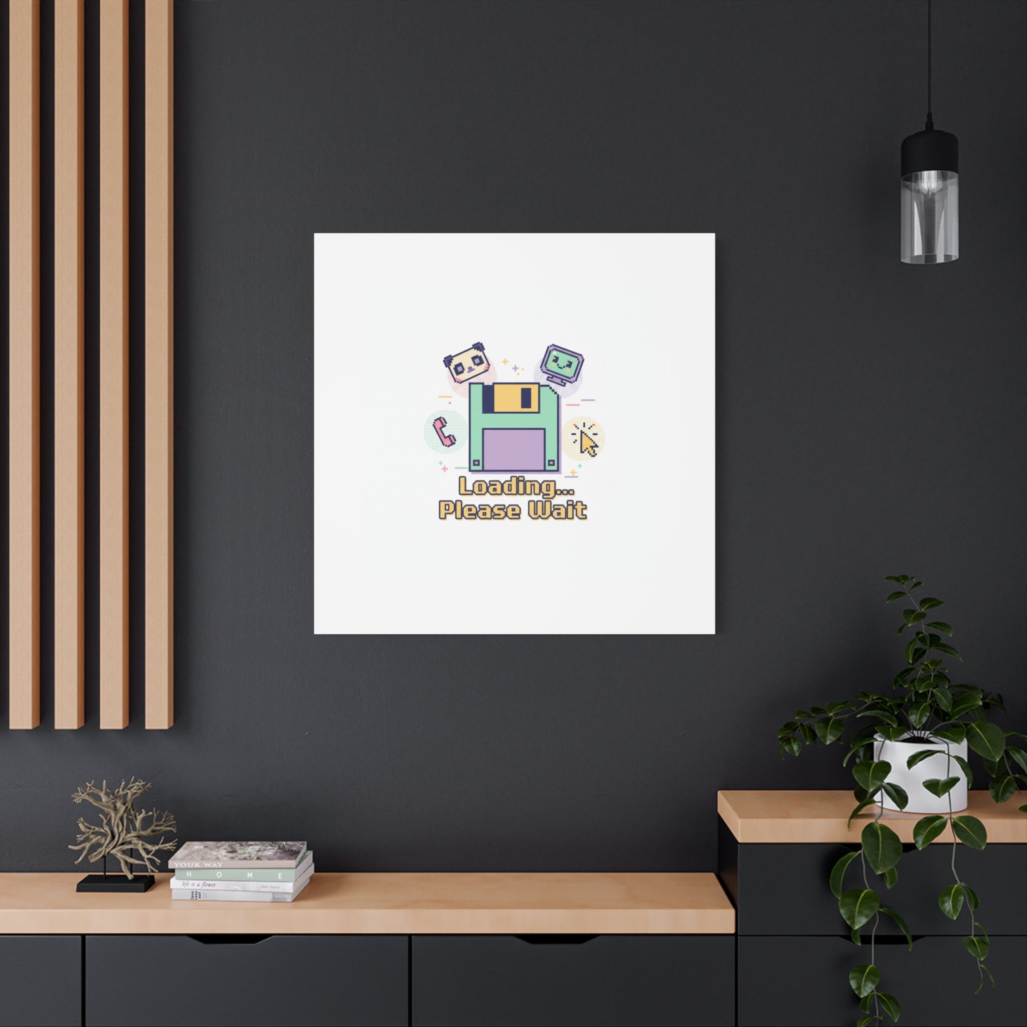 Loading Please Wait Canvas | Old Internet Aesthetic, 90s Web Nostalgia