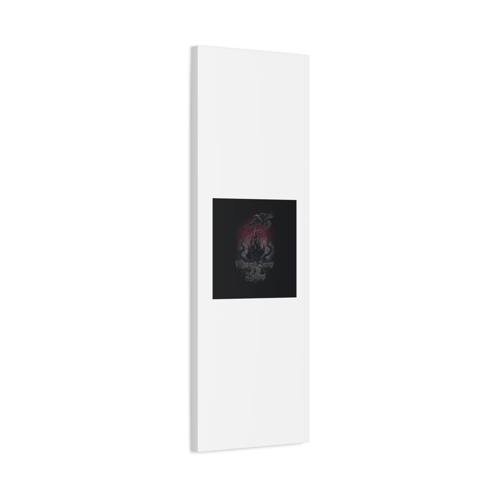 Whispered Secrets of the Shadows Castle Wall Art, Matte Canvas | Gothic Medieval Decor