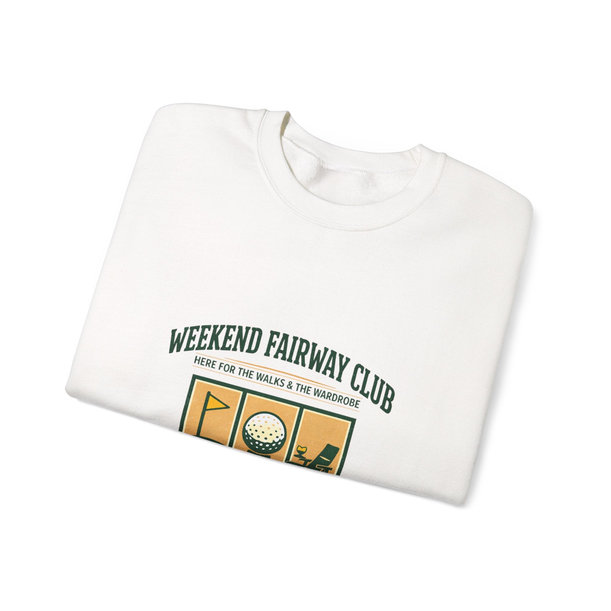 Weekend Fairway Club Crewneck – Unisex Golf Sweatshirt