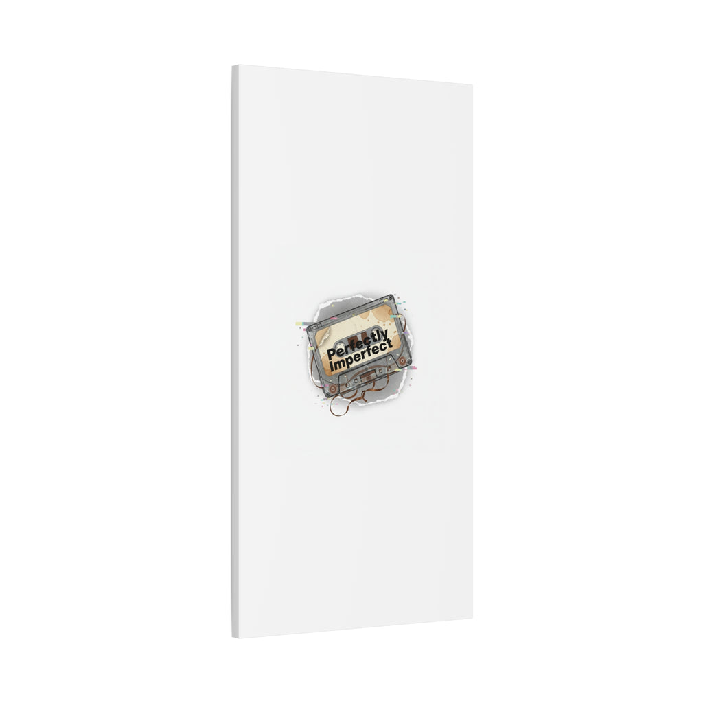 Perfectly Imperfect Cassette, Canvas Print | Analog Error, glitch art static