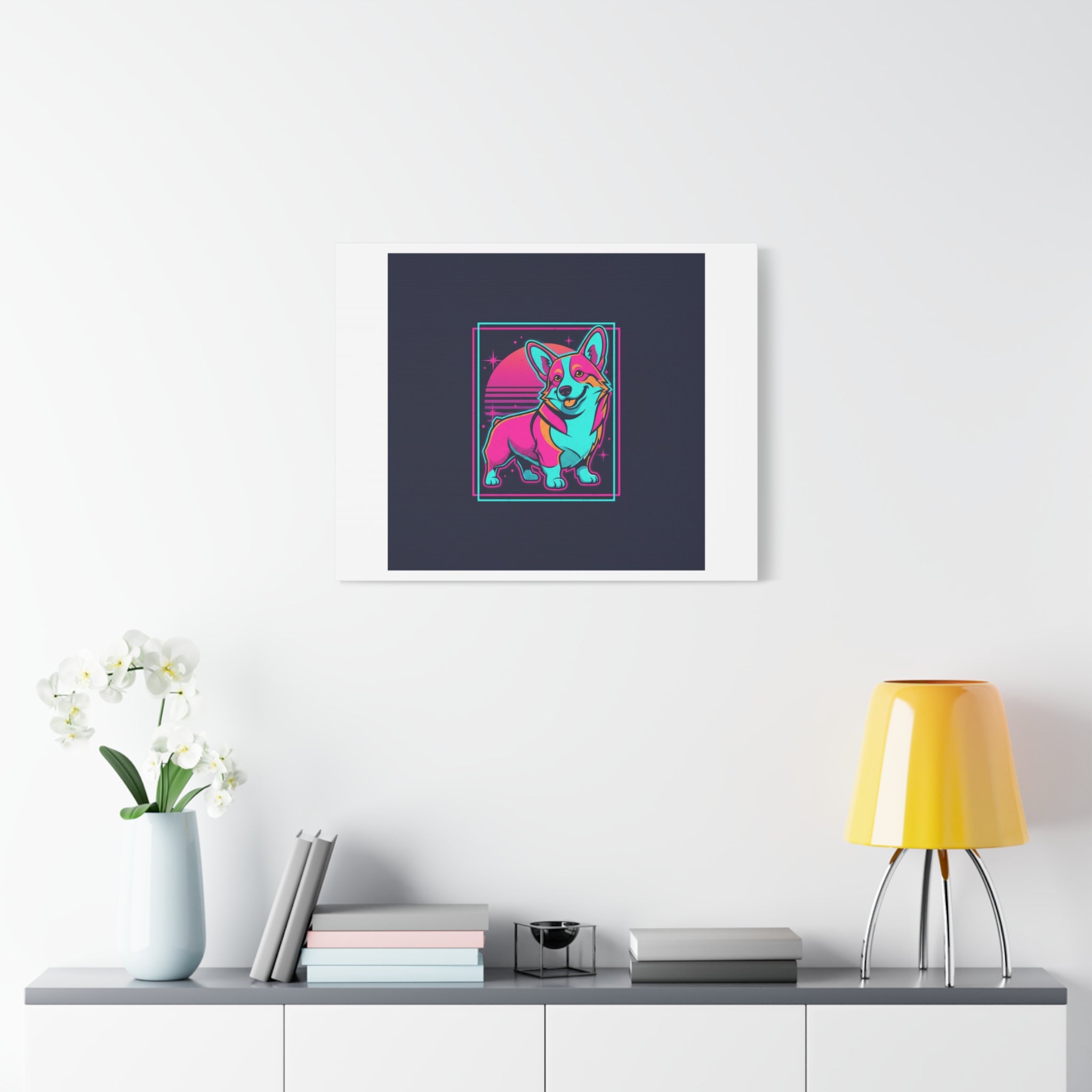Platonic Love Corgi Canvas | Friendship Valentine, Galentine’s Wall Art