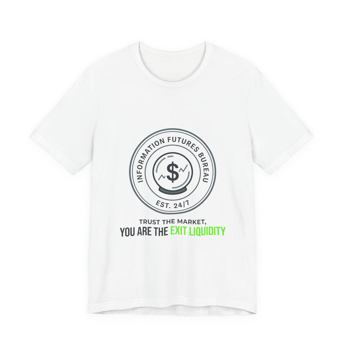 Exit Liquidity Tee | insider trading satire, prediction markets, finance humor