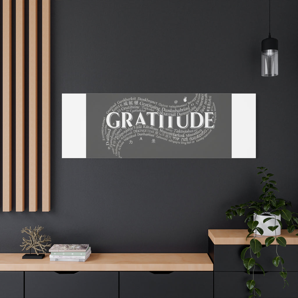 Gratitude Wall Art Matte Canvas | Tiny Treats, sweet uplifting print