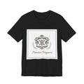 Ornate Brooch Emblem Tee | baroque print tee, vintage emblem shirt