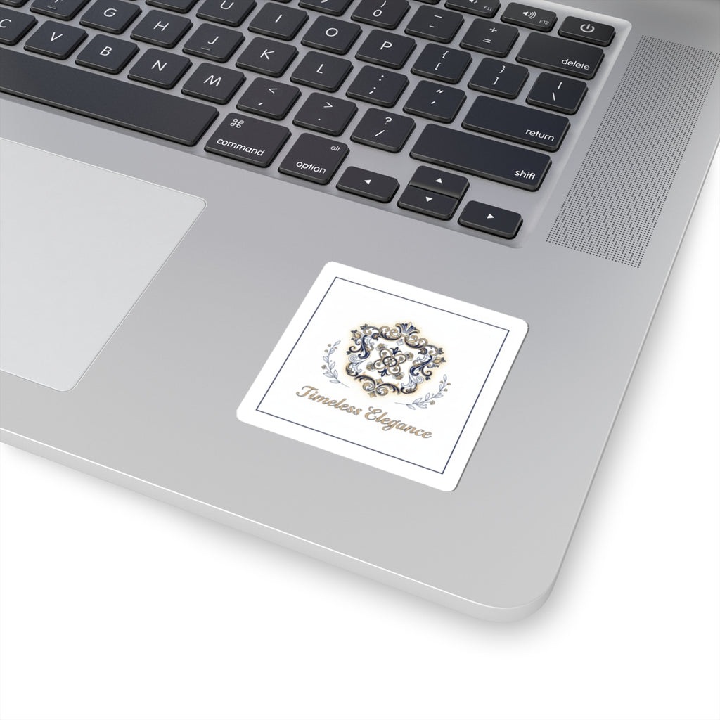Ornate Brooch Emblem Sticker | vintage emblem, baroque pin design
