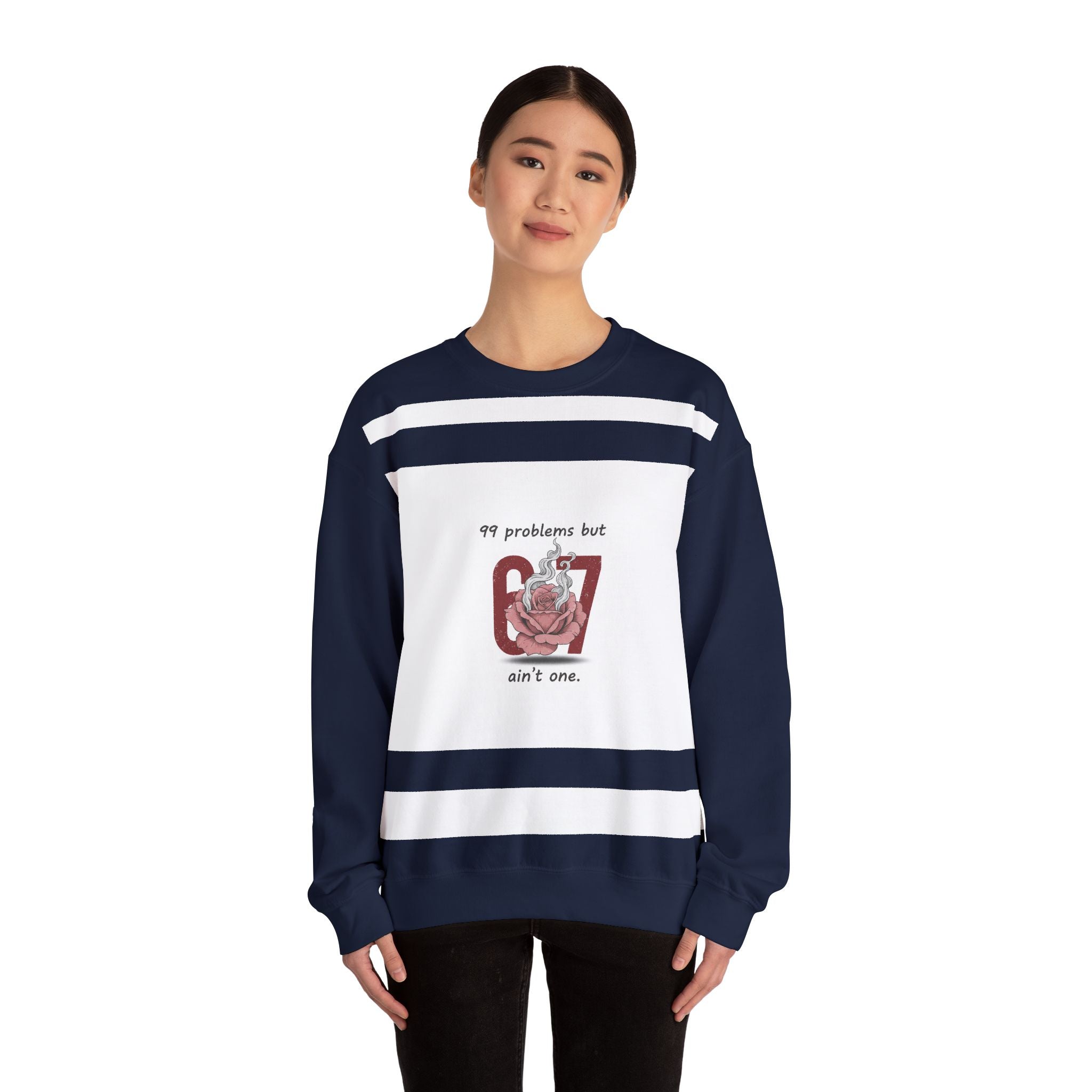 Weird Cupid Graphic Sweatshirt | quirky heart shirt, chaotic love design