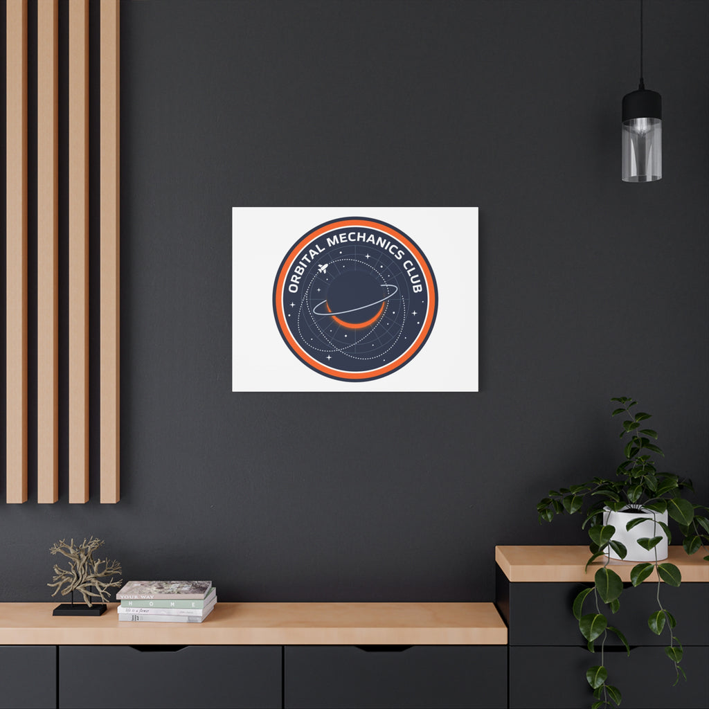 Orbital Mechanics Club Canvas | mission patch, space science