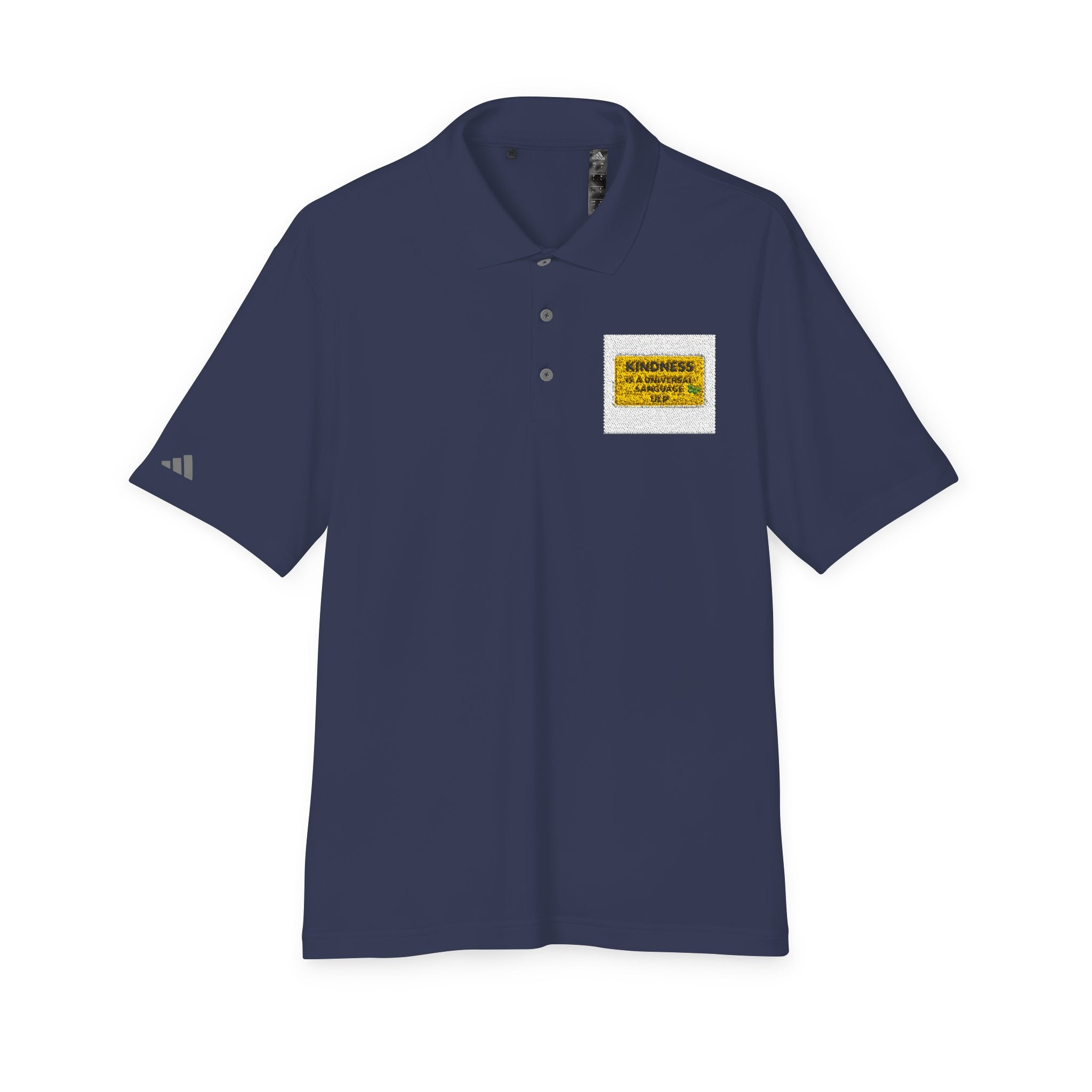 Kindness Is a Universal Language Golf Polo — Motivational Golf Shirt