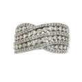 Genuine 1.00ct Diamond Ring 10KT White Gold